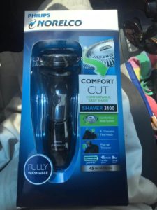 New Philips Norelco Travel Shaver packed