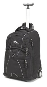 High Sierra Powerglide Wheeled Backpack is another good option for travelers