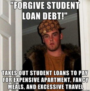 using student loan to travel is bad Idea