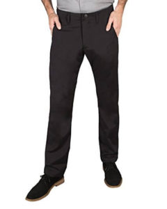 man wearing betabrand travel pants