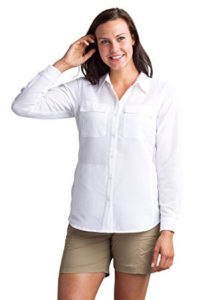 woman wearing long sleeve tencel clothes