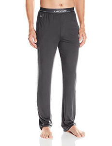 Man wearing tencel lounge pants