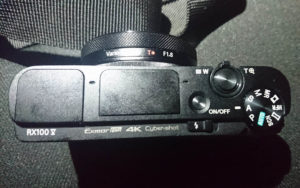 Sony RX 100 V controls