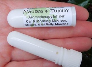 NAUSEA & TUMMY Aromatherapy Inhaler! Relief for Car & Morning Sickness, Chemo Queasiness, Bad Belly, Migraine Quease, Medication illness! Pocket Purse Stick