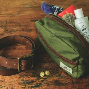 Dopp Kit and a belt