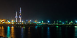 kuwait at night