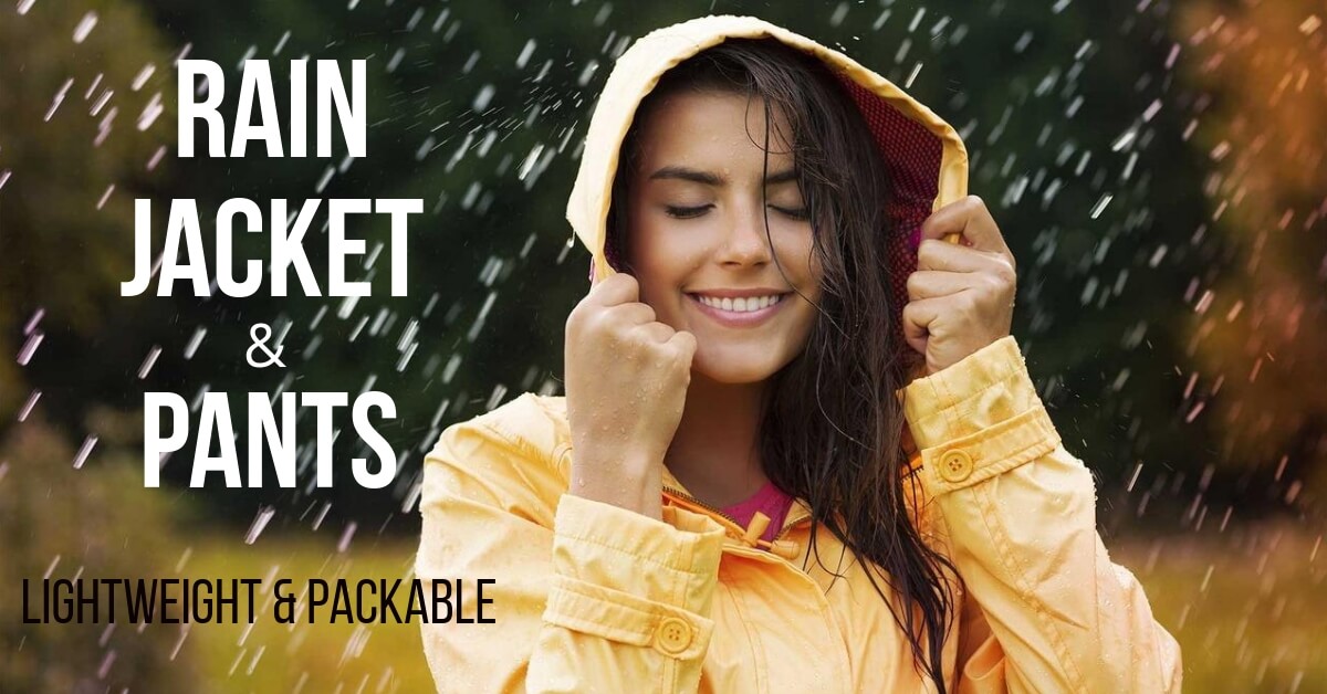 The Best Lightweight Packable Rain Jacket and Pants for Men and Women in 2022