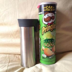 size comparison of travel coffee mug