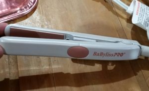 BaBylissPRO Nano Titanium Mini Straightening Iron pink for sale