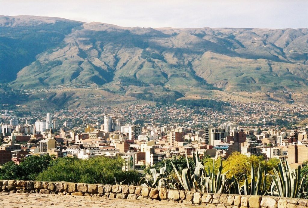 city view of Cochabamba, bolivia