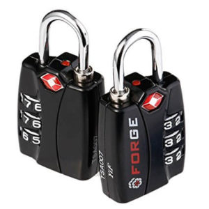 Forge TSA Locks 2 Pack - Open Alert Indicator, Alloy Body with Lifetime Warranty