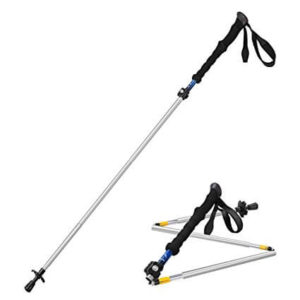 Himal 1 PCS Folding Collapsible Travel Hiking Walking Stick Trekking Pole with EVA Foam Handle