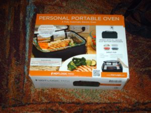 new HotLogic Mini Personal Portable Oven boxed