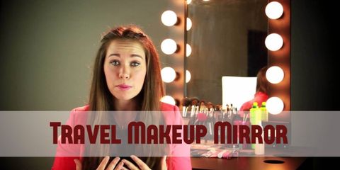 Make the most out of your look, with travel makeup mirror. All these are good choice, as you need a small, compact mirror because you’re going places.